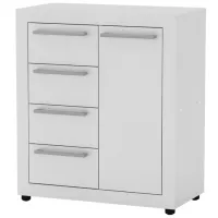 Тумбочки ML-Mobila МГ-1  90 x 78.3 x 40см / ЛДСП / White