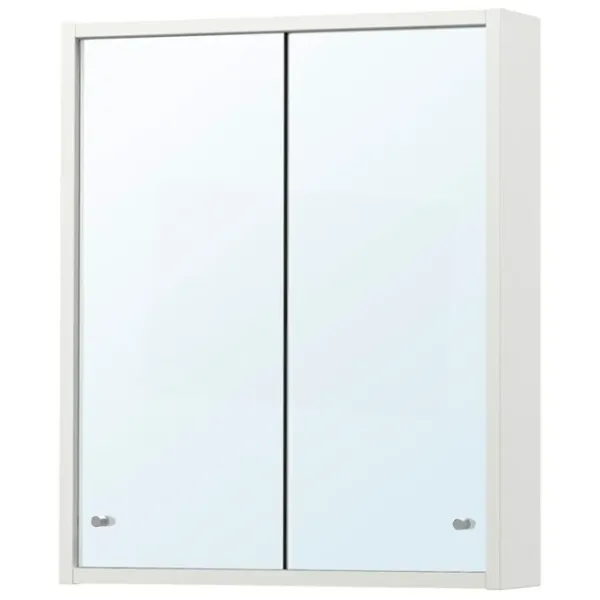 подвеснои шкаф для ваннои комнаты Ikea Nysjon  ЛДСП / Белый photo 1