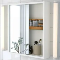Dulap suspendat pentru baie Ikea Nysjon PAL / White photo 3