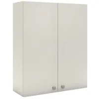 Dulap suspendat pentru baie Haaus Zaria 2U  MDF / White