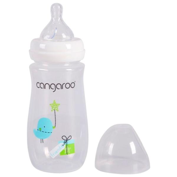 Biberon Cangaroo C0563  Pentru băieți / 300 ml / Transparent photo 2