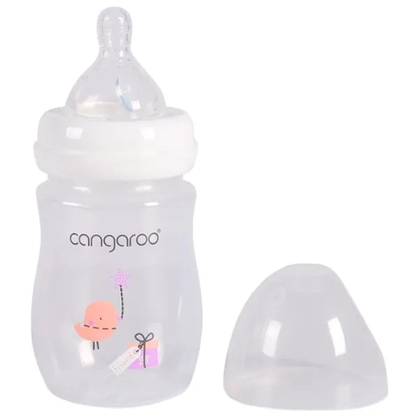 Бутылочка для кормления Cangaroo C0562  Для девочек / 160 мл / Прозрачный photo 2