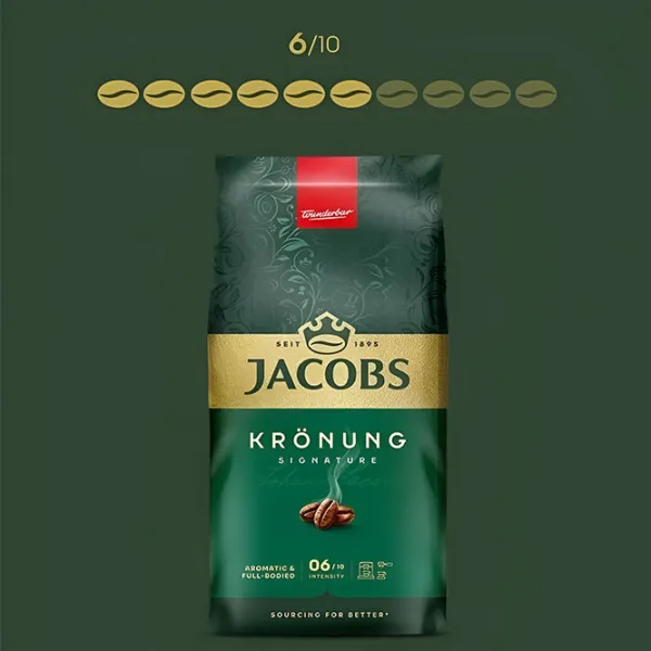 Cafea Jacobs Kronung Boabe / Kronung / Pachet photo 2