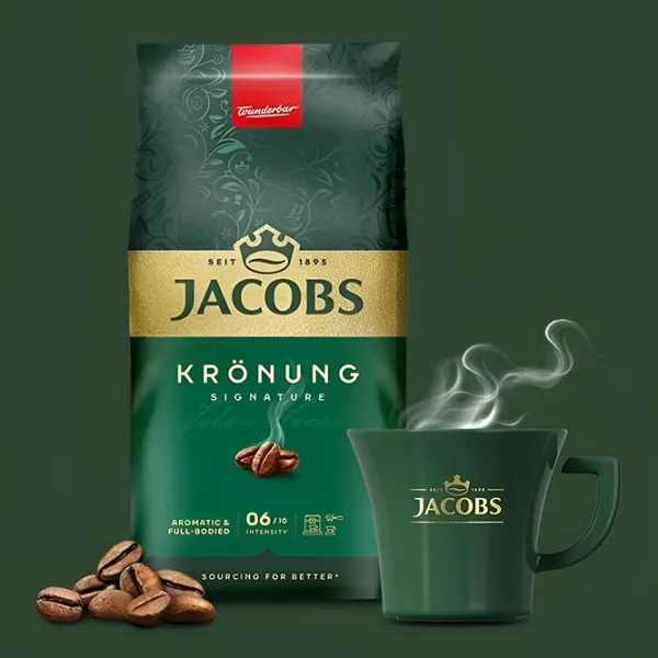 Cafea Jacobs Kronung Boabe / Kronung / Pachet photo 3