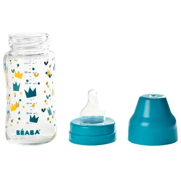 Biberon Beaba Crown Unisex / 240 ml / Transparent photo 4
