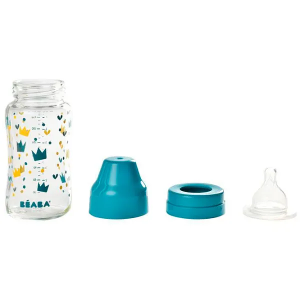 Biberon Beaba Crown Unisex / 240 ml / Transparent photo 5