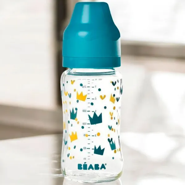 Biberon Beaba Crown Unisex / 240 ml / Transparent photo 6
