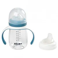 Biberon Beaba B913477  Unisex / 210 ml / Blue