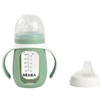 Бутылочка для кормления Beaba B913537  Унисекс / 210 мл / Серо-зеленый