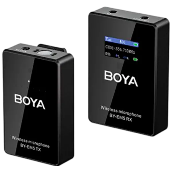 Microfon Boya BY-EM5-K1 Black photo 1