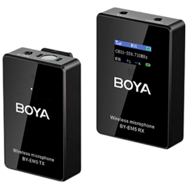 Microfon Boya BY-EM5-K1 Black photo 1
