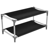 Стеллаж для обуви Sheffilton ПЛТ171 30.5 x 63 x 28.5см /Серый /Черный