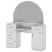 Masă de toaletă KompaniT Трюмо- 5 PAL / White
