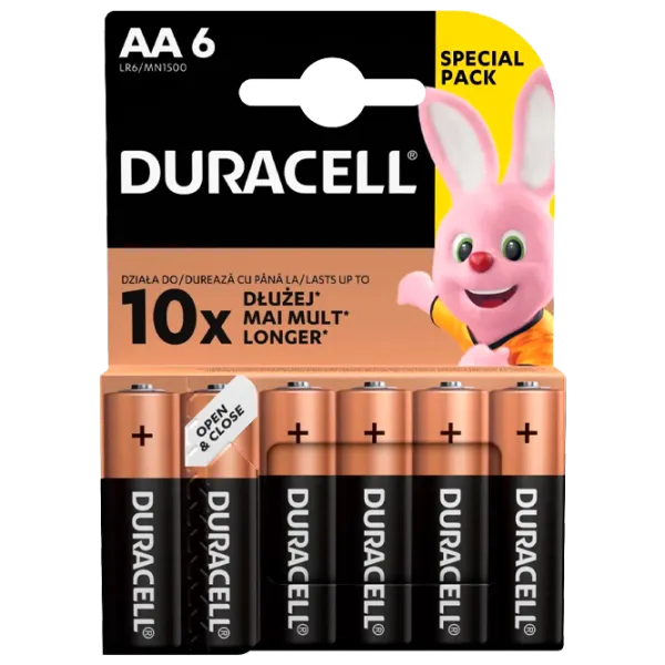 Baterie Duracell Optimum K6 AA 1.5 V / 6 buc. photo 1