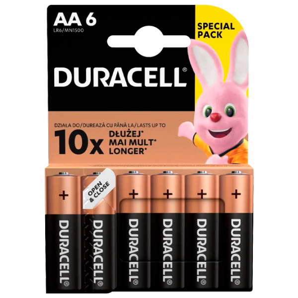 Baterie Duracell Optimum K6 AA 1.5 V / 6 buc. photo 1