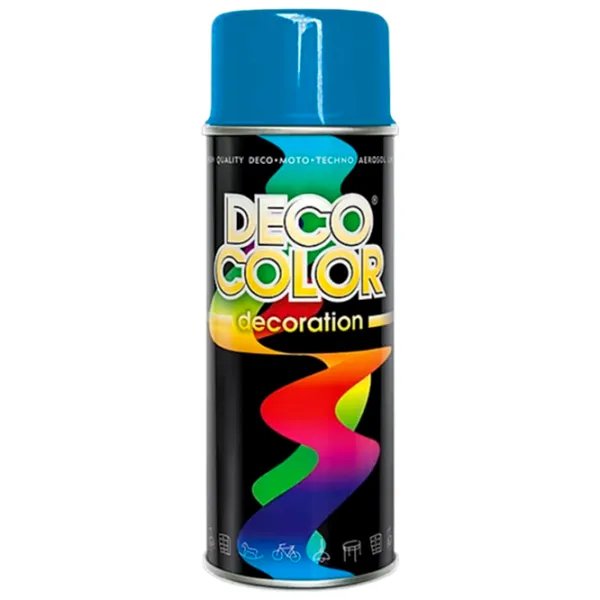 Автомобильная краска Deco color Decoration 5015 400 мл / Для металлических поверхностей photo 1 Автомобильная краска Deco color Decoration 5015 400 мл / Для металлических поверхностей photo 1