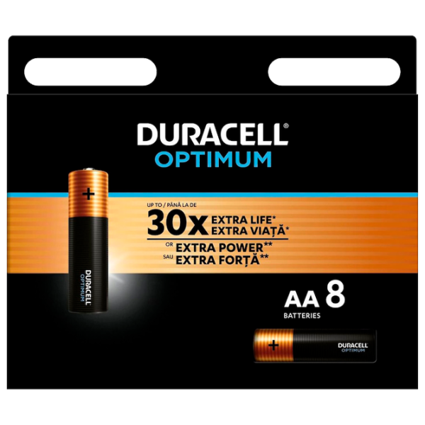 Батарейка Duracell Optimum K8 AA 1.5 В / 8 шт. photo 1