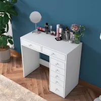 Туалетный столик Mirage Meble BJ115 ДСП меламин / White photo 6