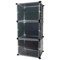 Dulap pentru încălțăminte Iso Trade 12264 92 x 40 x 31 /Black /Black