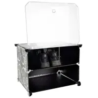 Обувной шкаф Iso Trade 12264 92 x 40 x 31см /Black /Черный photo 3