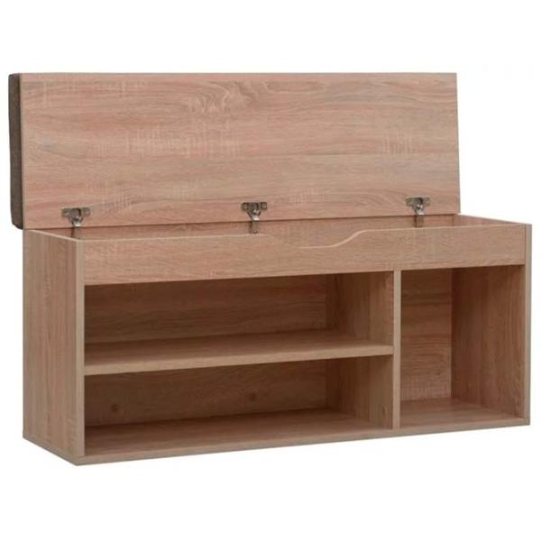 Обувной шкаф Tempo Kondela Fuddy 48 x 103 x 32см /Дуб Сонома /Дуб Сонома photo 2