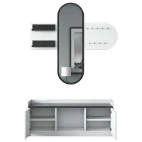 Set pentru antreu Mirage Meble EE101 PAL melaminat / Black Marble photo 3