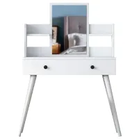 Masă de toaletă Mirage Meble BJ102 PAL melaminat / White