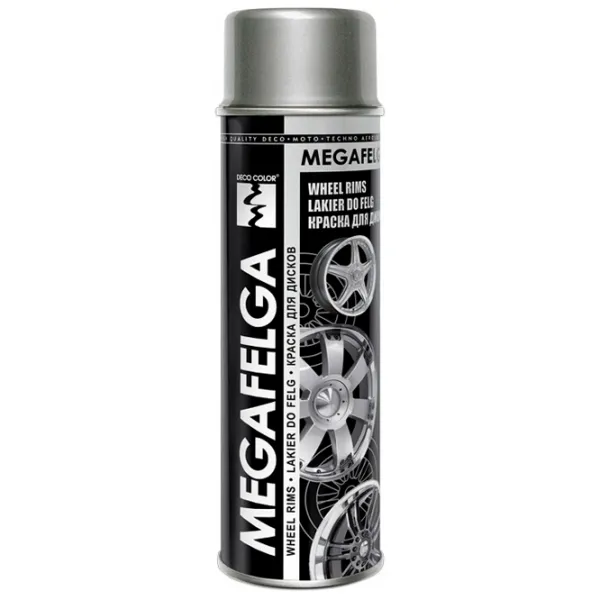 Автомобильная краска Deco color Megafelga  500 мл / Для дисков photo 1 Автомобильная краска Deco color Megafelga  500 мл / Для дисков photo 1