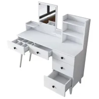 Туалетный столик Mirage Meble BJ101 ДСП меламин / White photo 4