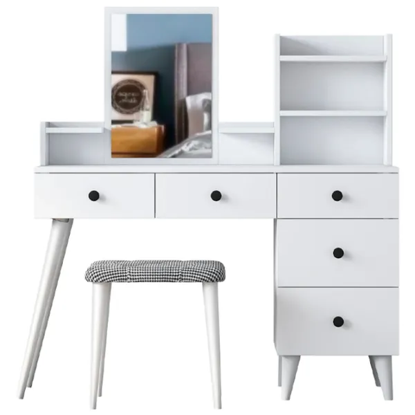 Туалетный столик Mirage Meble BJ101 ДСП меламин / White photo 1
