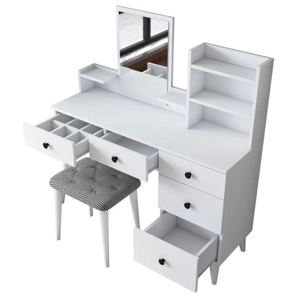 Туалетный столик Mirage Meble BJ101 ДСП меламин / White photo 4