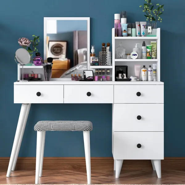 Туалетный столик Mirage Meble BJ101 ДСП меламин / White photo 5