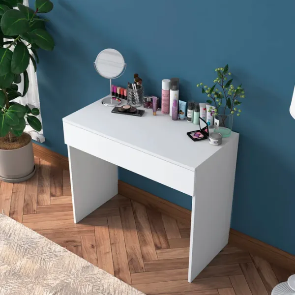 Туалетный столик Mirage Meble BJ104 ДСП меламин / White photo 5