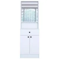 Шкаф для прихожей Mirage Meble P6/M15 ДСП меламин / White