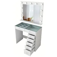 Туалетный столик Mirage Meble BJ117 ДСП меламин / White