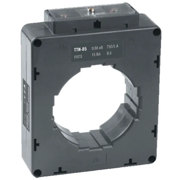 Transformator IEK ТТИ-85 750/5А 15ВА  15 W / 660 V / IP20 photo 1