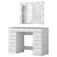 Masă de toaletă Mirage Meble BJ118 PAL melaminat / White