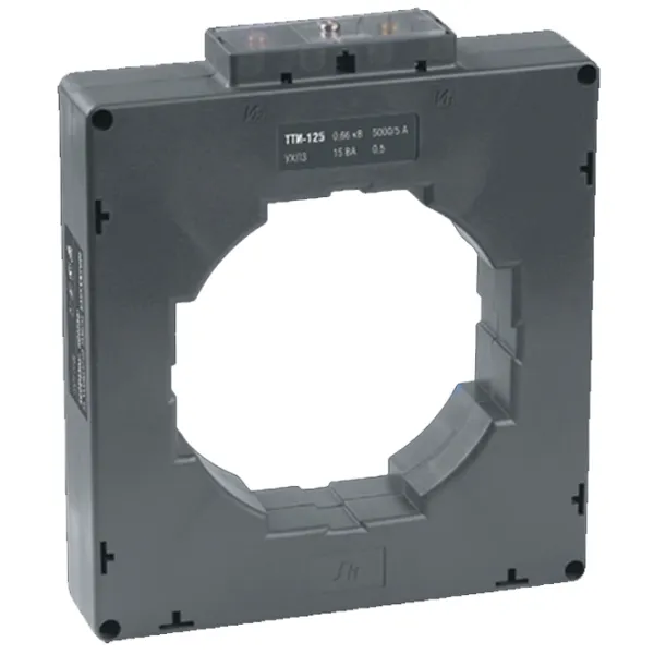 Transformator IEK ТТИ-125 5000/5А 15ВА  15 W / 660 V / IP20 photo 1