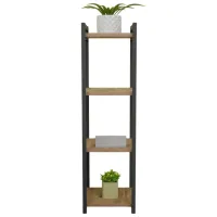 Etajeră Prestige 4 Layer 100 x 28 x 33 cm / PAL / Black