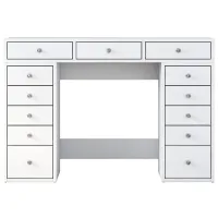 Masă de toaletă Mirage Meble BJ106 PAL melaminat / White photo 5