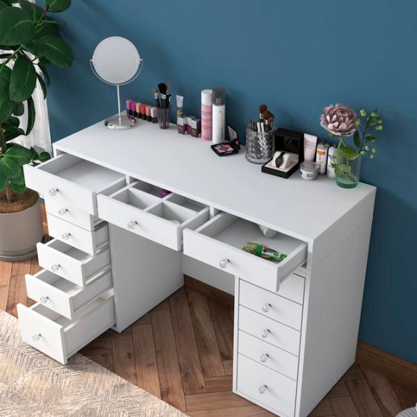 Туалетный столик Mirage Meble BJ106 ДСП меламин / White photo 6