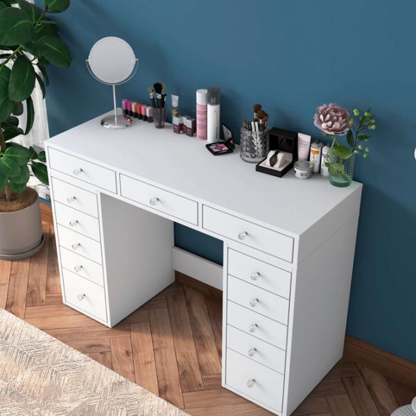Туалетный столик Mirage Meble BJ106 ДСП меламин / White photo 7