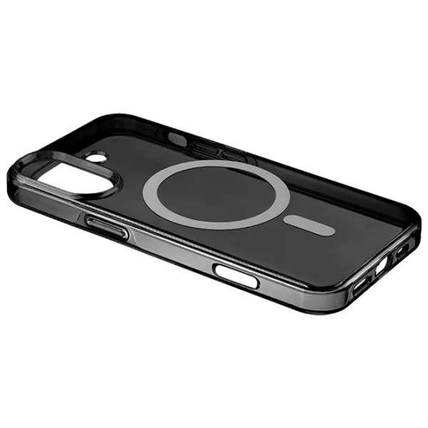 Husă pentru smartphone Apple iPhone 16 Cellularline / MagSafe Back / TPU / White Black photo 1