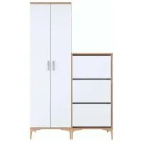 Комплект для прихожей Mirage Meble EA137 ЛДСП / White