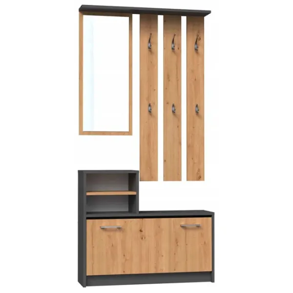 Dulap pentru antreu TopEshop Vera PAL / Artisan Oak photo 1 Dulap pentru antreu TopEshop Vera PAL / Artisan Oak photo 1