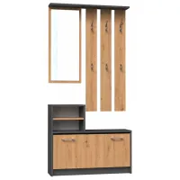 Шкаф для прихожей TopEshop Vera ДСП / Крафтовый дуб