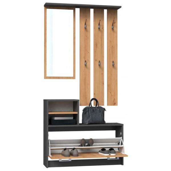 Dulap pentru antreu TopEshop Vera PAL / Artisan Oak photo 3 Dulap pentru antreu TopEshop Vera PAL / Artisan Oak photo 3