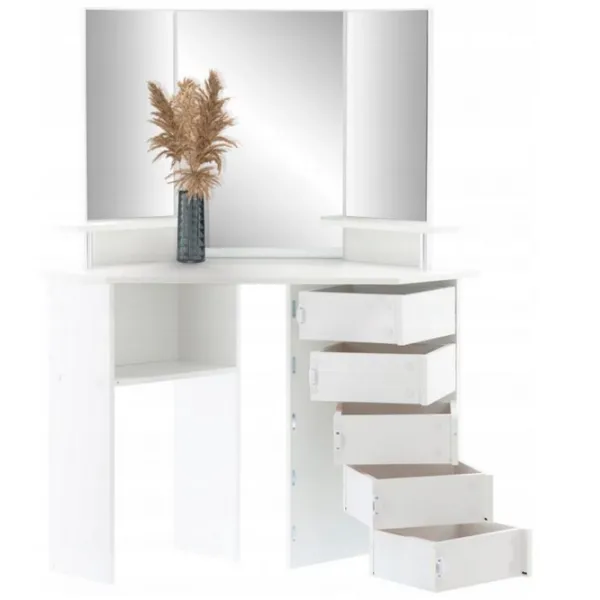 Masă de toaletă Chomik PHO9067 MDF / White photo 1