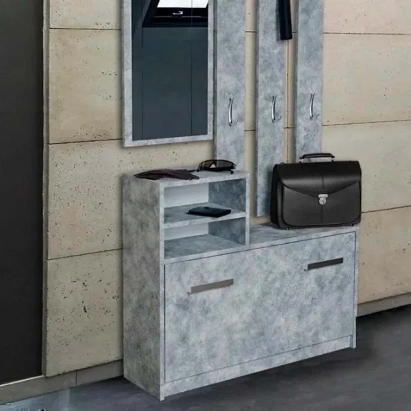 Шкаф для прихожей TopEshop Gar ДСП / Бетонный photo 4 Шкаф для прихожей TopEshop Gar ДСП / Бетонный photo 4