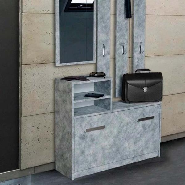 Шкаф для прихожей TopEshop Gar ДСП / Бетонный photo 4 Шкаф для прихожей TopEshop Gar ДСП / Бетонный photo 4